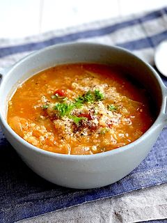 脂肪燃焼スープ活用キヌアのトマトリゾット-レシピのメイン写真