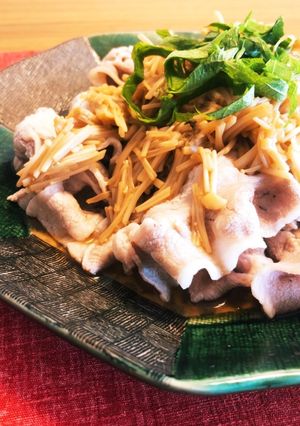 えのきと豚しゃぶの10分サラダ-レシピのメイン写真