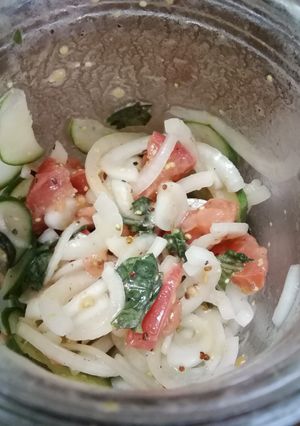 壜の中の夏野菜のマリネ-レシピのメイン写真