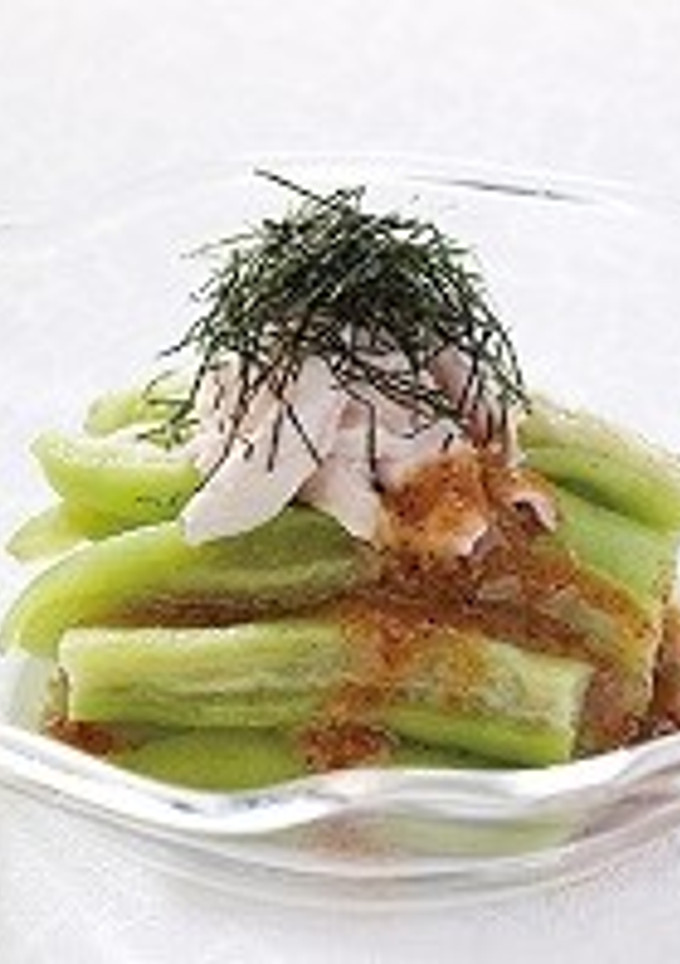 蒸し茄子のわさび和え-レシピのメイン写真