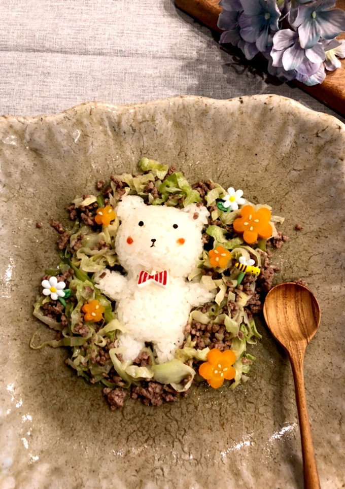 キャベツとひき肉のコンソメ炒め-レシピのメイン写真