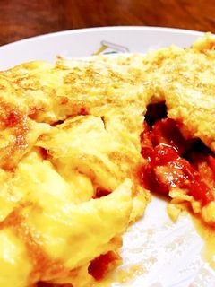 トマト煮込みのオムレツ-レシピのメイン写真