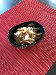 簡単おつまみ!焼き豚メンマネギの和え物-レシピのメイン写真