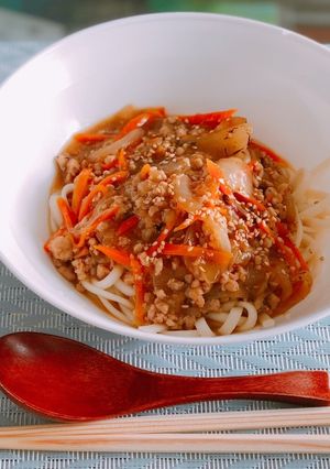 冷蔵庫にあるもので！あんかけうどん-レシピのメイン写真