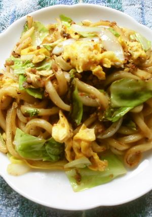 きゃべつ焼きうどん♪-レシピのメイン写真
