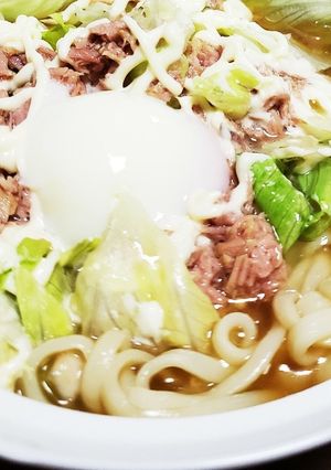 大盛り！和風サラダうどん-レシピのメイン写真