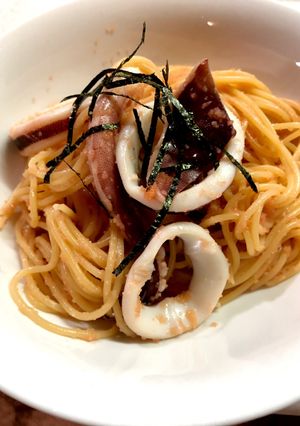 「旨い！」が出るタラコとイカのパスタ-レシピのメイン写真