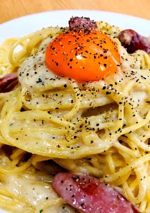 簡単カルボナーラ-レシピのメイン写真