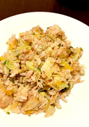 キャベツとツナのチャーハン-レシピのメイン写真