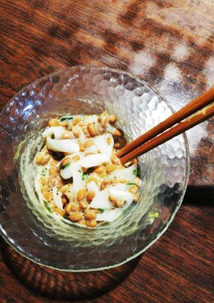 大葉と酢玉ねぎの納豆和え★☆-レシピのメイン写真