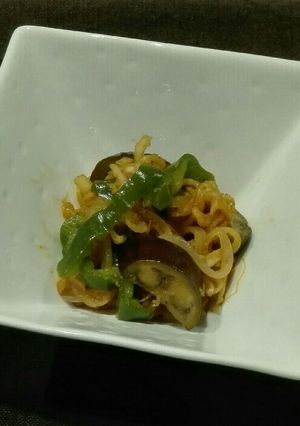 減塩　切干大根の炒め物(ナポリタン風)-レシピのメイン写真