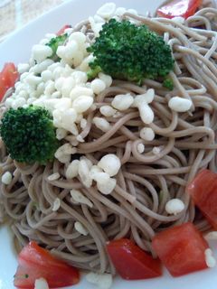 野菜も食べてね☆冷やし三色そば-レシピのメイン写真