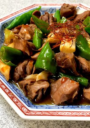 砂肝のピリ辛紹興酒炒め-レシピのメイン写真