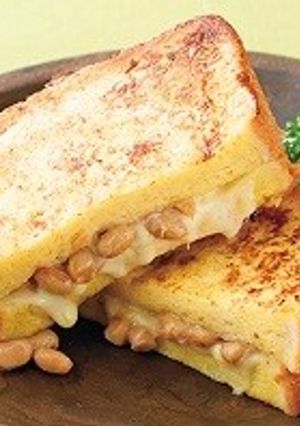 納豆フレンチトースト-レシピのメイン写真