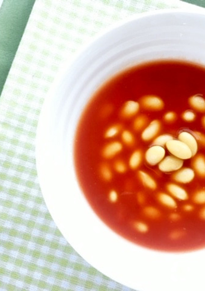 簡単！釜蒸しだいずのトマトスープ-レシピのメイン写真