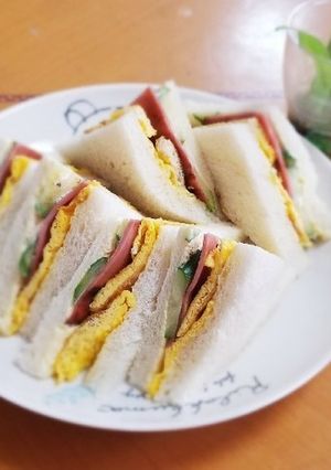 大勢で食べる喫茶店の味⭐サンドイッチ-レシピのメイン写真