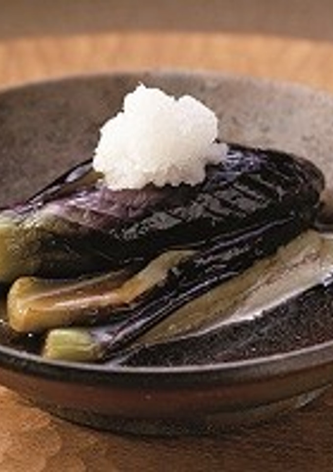 秋茄子の揚げ浸し-レシピのメイン写真