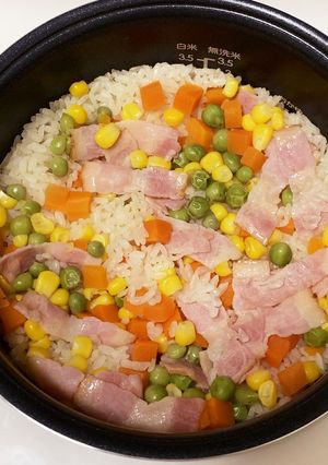 包丁いらず入れてポンの炊飯器ピラフ！！-レシピのメイン写真