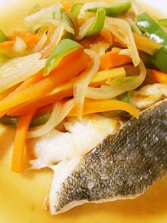 タラの野菜たっぷりバターポン酢ソース-レシピのメイン写真