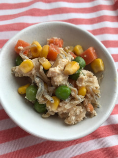 ミックスベジタブルの炒り豆腐-レシピのメイン写真