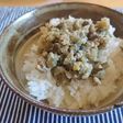 保育園給食★なすの肉味噌のっけ丼