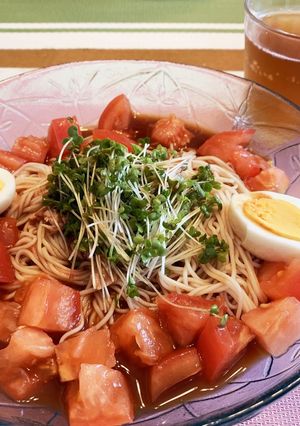 トマトそうめん-レシピのメイン写真