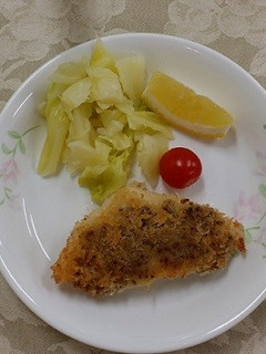 カレイのパン粉焼き(透析食)-レシピのメイン写真