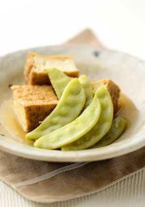 加賀つるまめと厚揚げの煮物-レシピのメイン写真
