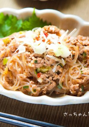キムチの素で簡単味付け⁂マーボー春雨-レシピのメイン写真