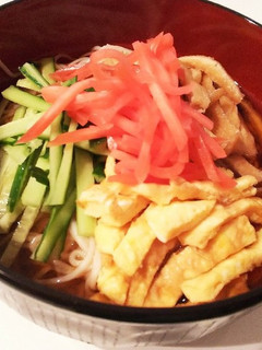 夏バテ無敵❕具だくさん冷やしうどん-レシピのメイン写真