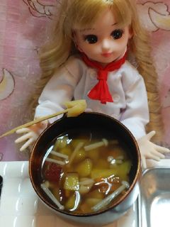 リカちゃんサイズ♡終戦記念日 すいとん-レシピのメイン写真