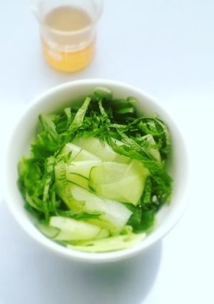 きゅうりとレタスのサラダ-レシピのメイン写真