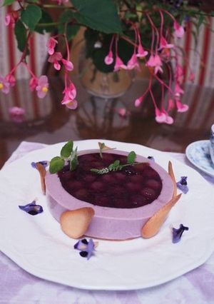 ♪葡萄のムースケーキ♪-レシピのメイン写真