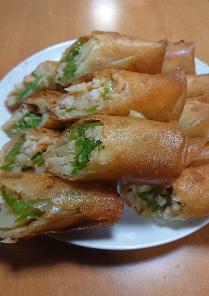 たけのことえびの春巻き-レシピのメイン写真