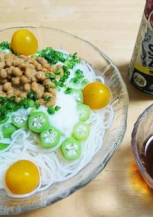栄養満点ヘルシーそうめん-レシピのメイン写真