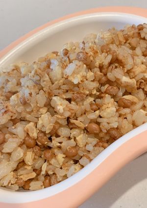 幼児食に！納豆チャーハン-レシピのメイン写真