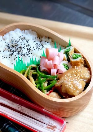 毎日お弁当♪鳥甘酢弁当-レシピのメイン写真
