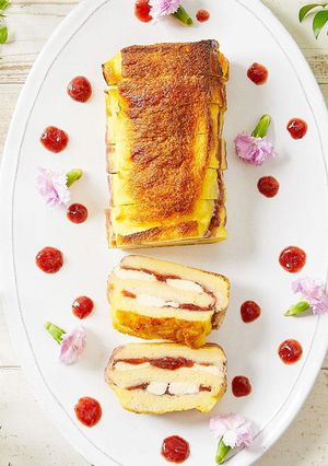 簡単♪食パンでフルーツクロックケーク-レシピのメイン写真