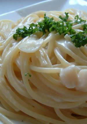 ホタテクリームパスタ-レシピのメイン写真