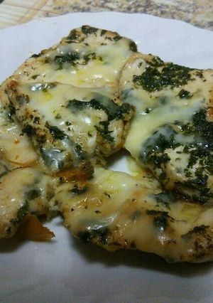 チーズのせ！鶏むね肉の青ジソソース焼き！-レシピのメイン写真