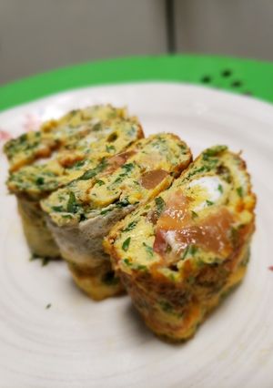 梅としその卵焼き-レシピのメイン写真
