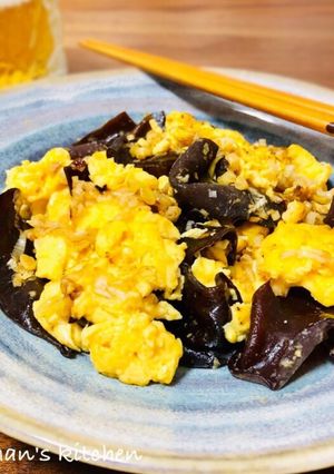 旨くてびっくり！長ネギと木耳のたまご炒め-レシピのメイン写真