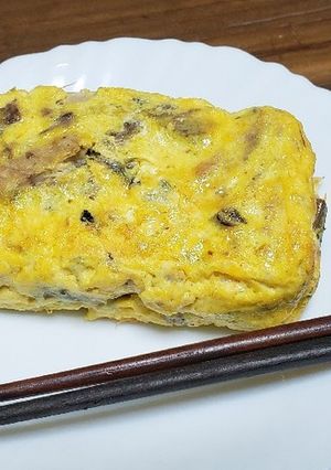 災害時に！サバ缶のゴロゴロだし巻き玉子！-レシピのメイン写真