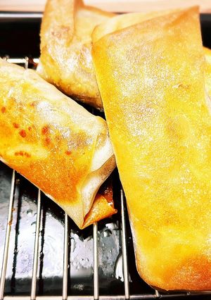 蓮根入りサクサク春巻き-レシピのメイン写真