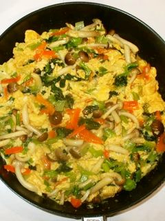 野菜入り炒り卵♪簡単-レシピのメイン写真