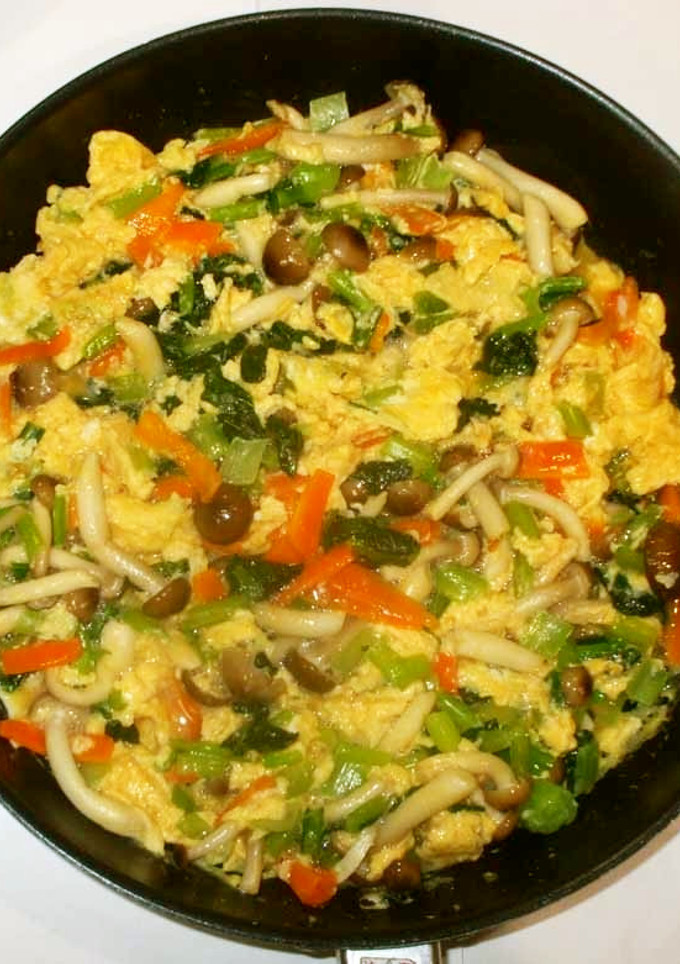 野菜入り炒り卵♪簡単-レシピのメイン写真
