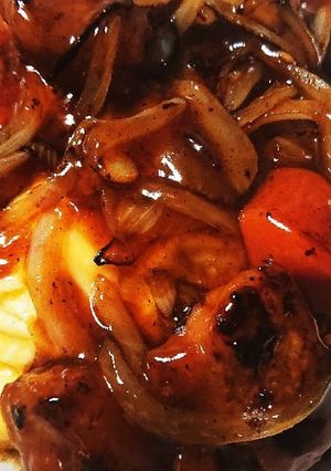 天津飯風、酢豚丼-レシピのメイン写真
