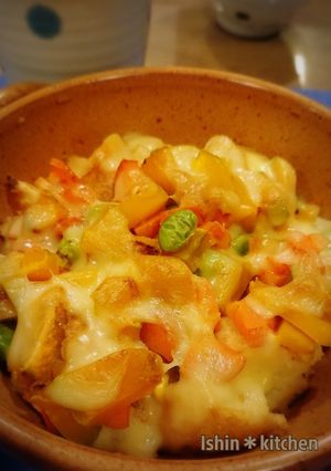 パンの耳 de 簡単ベジタブルグラタン-レシピのメイン写真