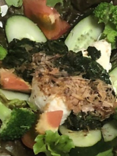 モロヘイヤと大葉の豆腐サラダ-レシピのメイン写真