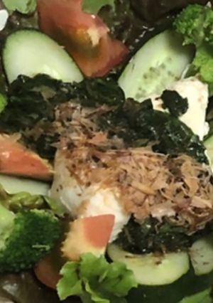 モロヘイヤと大葉の豆腐サラダ-レシピのメイン写真